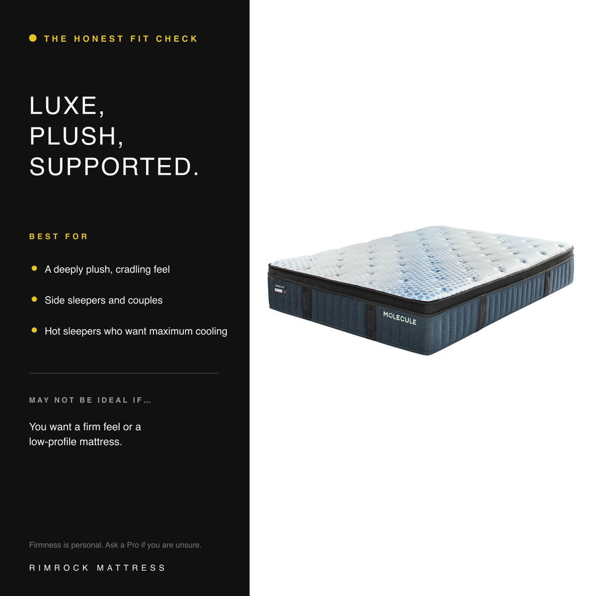 MOLECULE Engage Elite Hybrid 14 honest fit guide for shoppers who prefer a luxe plush feel