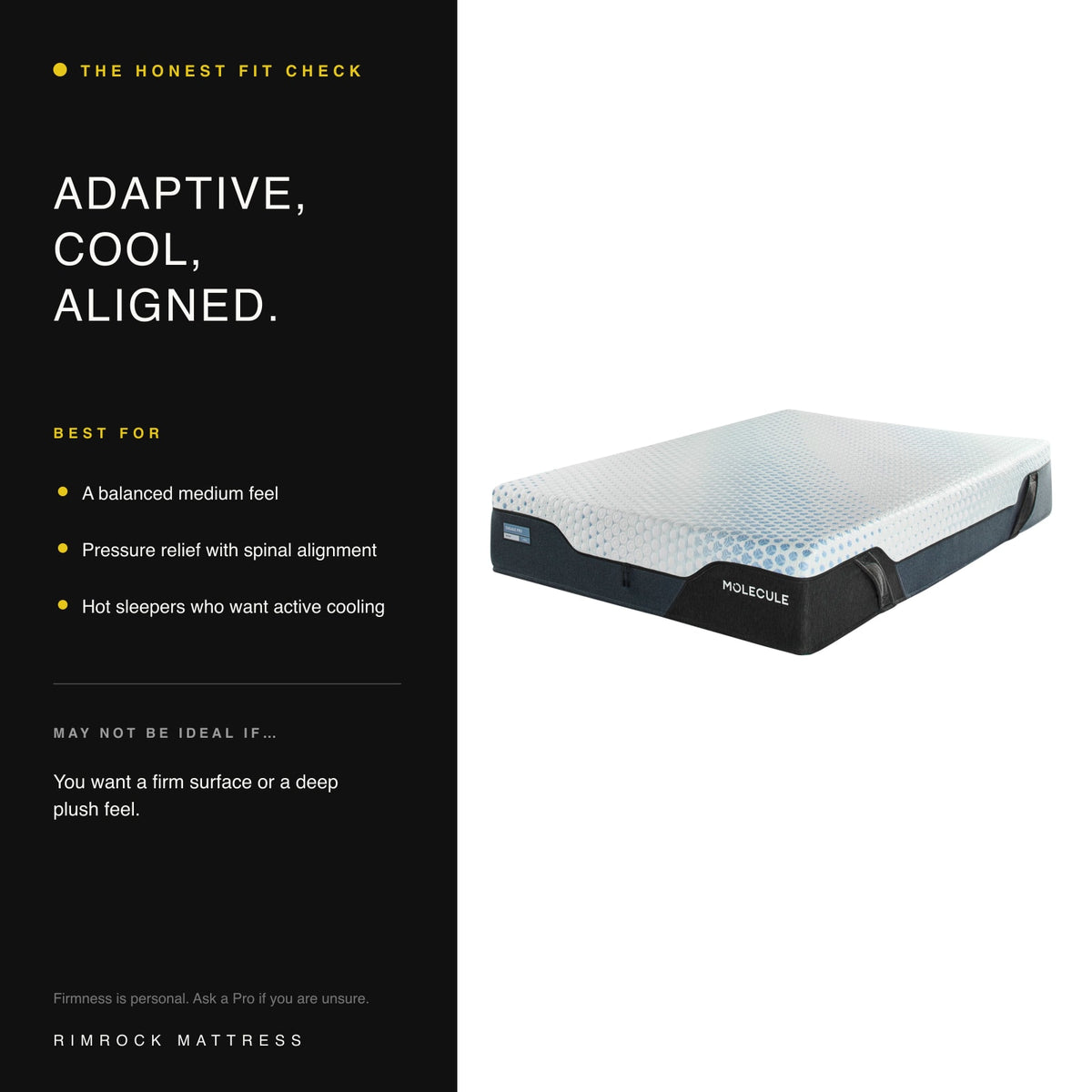 MOLECULE Engage Pro Hybrid 13 honest fit guide for shoppers who prefer a medium feel