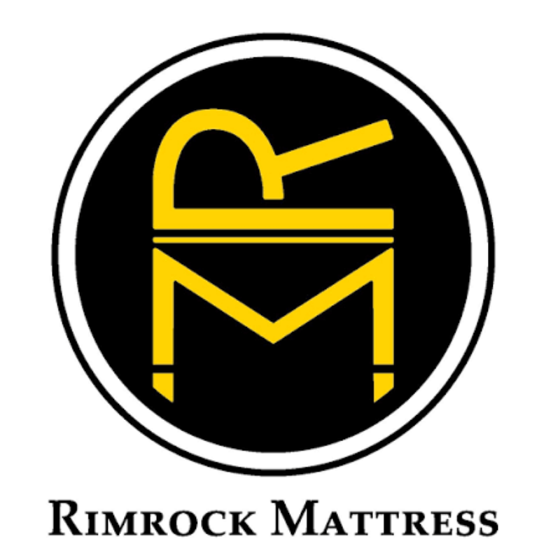Rimrock Mattress Co logo, a locally owned mattress store in Billings, MT.