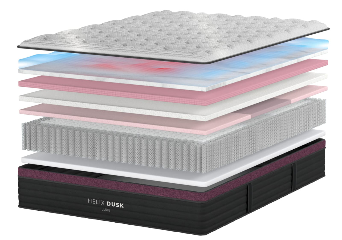 Helix Dusk Luxe mattress render